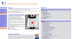 Desktop Screenshot of interne.secourspopulaire.fr